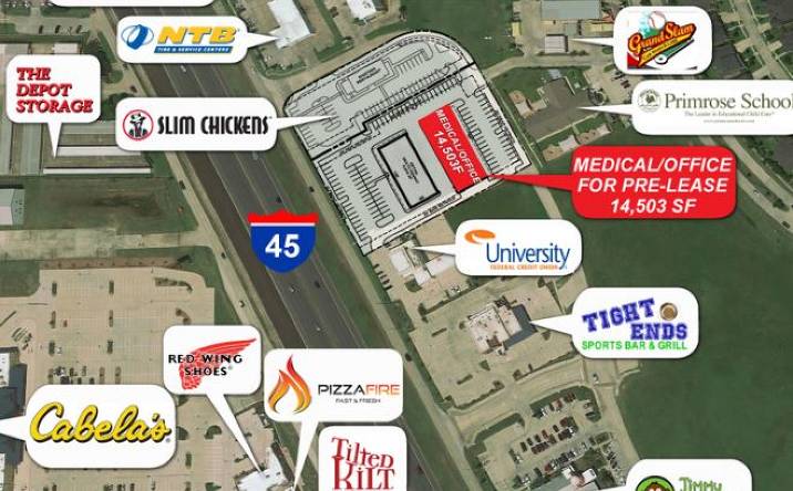 SEC I-45 & Town Center Drive, , TX, 